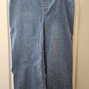 Isaac Mizrahi Blue Flare & Wide Leg Jeans